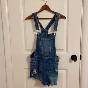 90s style overalls
